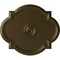 Ekena Millwork Waltz Ceiling Medallion (Fits Canopies up to 5 1/4"), Hand-Painted Brass, 24"W x 20 1/2"H x 1 1/8"P CM24WABRS - alternate 1